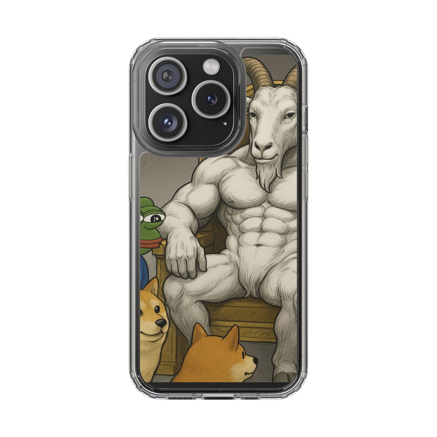 Whimsical Clear Phone Cases with Goat Design - Perfect Gift for Animal Lovers, Unique Phone Accessories, Fun Cell Phone Cases, Quirky [...]