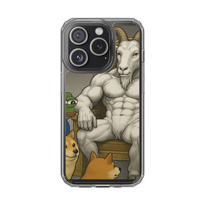 Whimsical Clear Phone Cases with Goat Design - Perfect Gift for Animal Lovers, Unique Phone Accessories, Fun Cell Phone Cases, Quirky [...]