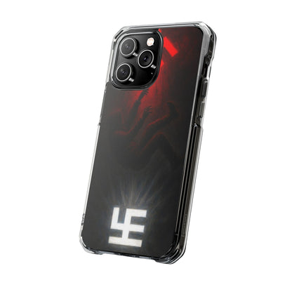 Swasticoin Dynamic Magnetic Phone Case, Unique Design, Rugged Protection, Smartphone Accessories, Personalized Gifts, Tech Enthusiasts