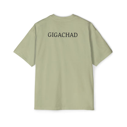 GIGA Men's Heavy Oversized Tee | Casual Streetwear Shirt, Graphic Tee, Gift for Him, Unisex Style, Trendy Apparel