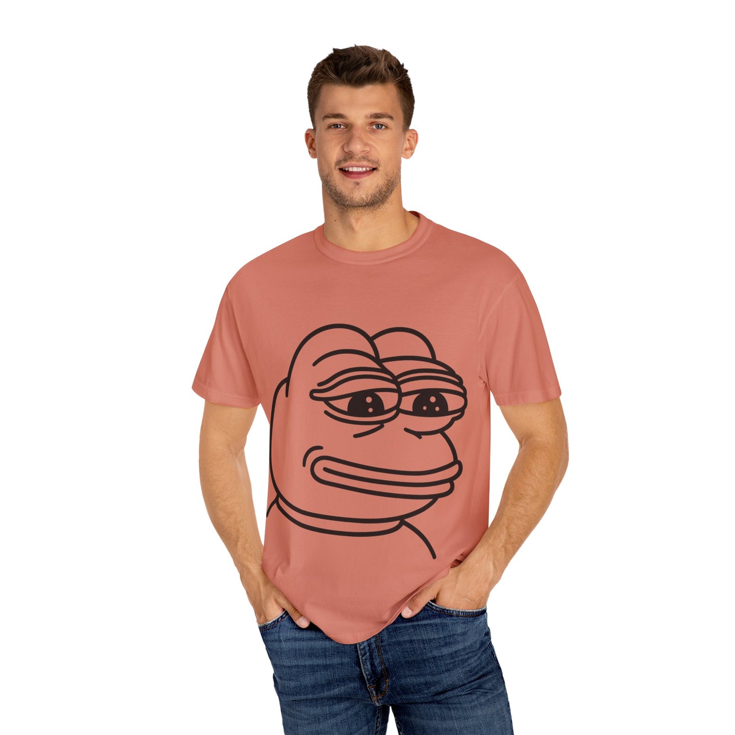 Pepe Meme Unisex T-Shirt | Funny Graphic Tee for Casual Wear, Gift for Friends, Humor Apparel, Meme Lover's Shirt, Streetwear