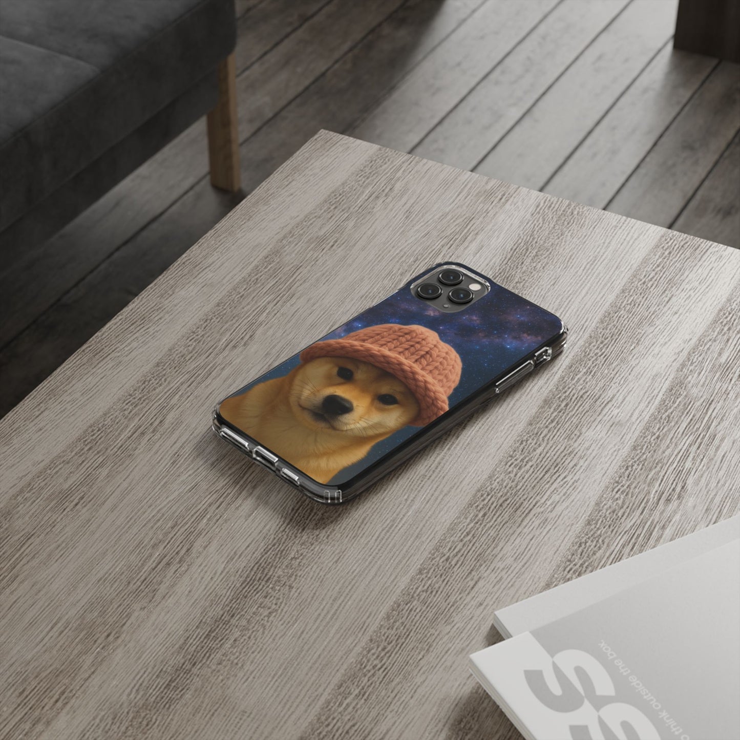 WIF Lovers Clear Phone Case, Cute Phone Cover for Animal Lovers, Pet Gift, Trendy Smartphone Accessory, Unique Dog Case