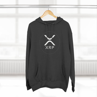 XRP Cozy Three-Panel Fleece Hoodie for Relaxed Casual Style, Perfect for Lounging, Gifting, Everyday Wear, and Cozy Nights