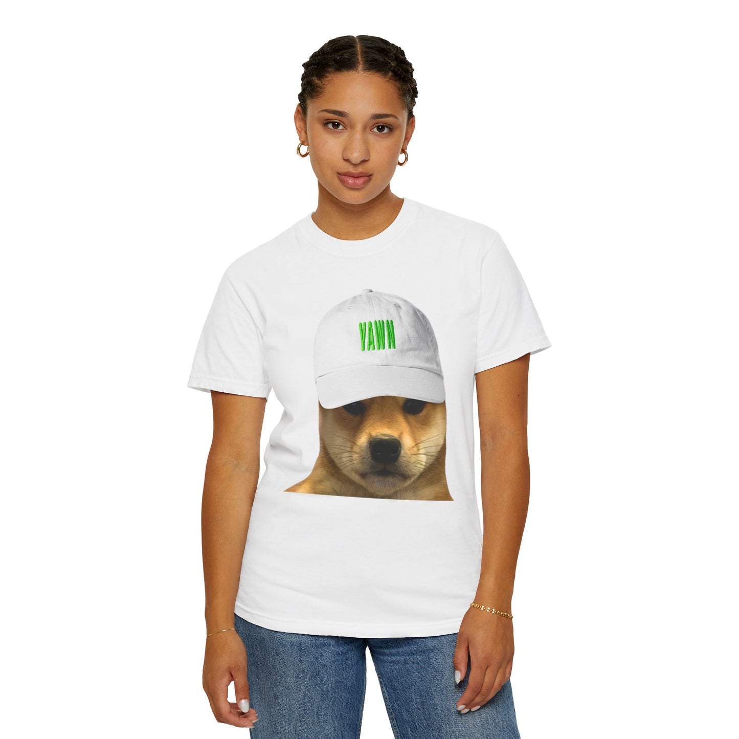 Unisex WIF Yawn T-Shirt | Funny Pet Lover Tee | Casual Wear | Gift for Dog Owners | Animal Humor Apparel | Quirky Fashion