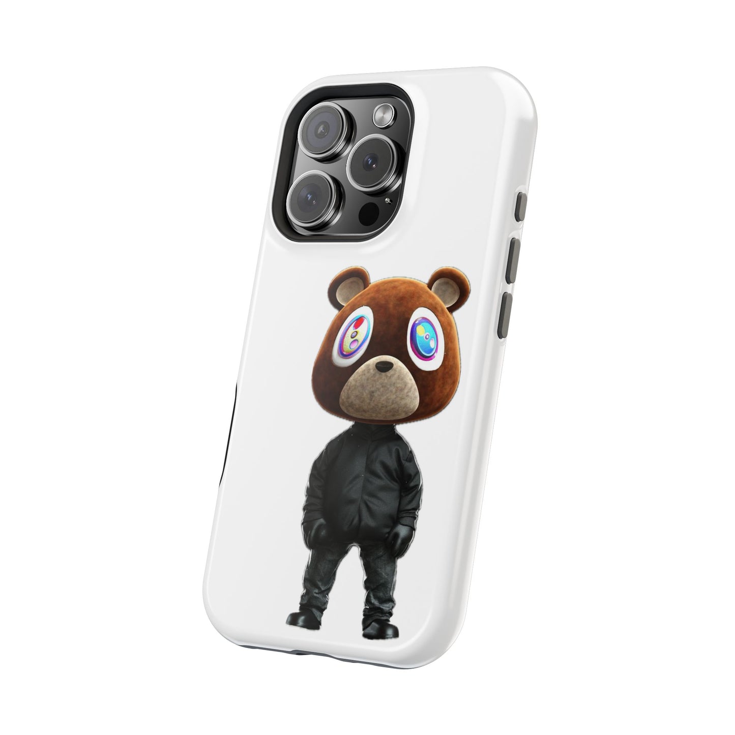 Ye Bear Character Magnetic Phone Cases, Fun Gift, Unique Phone Accessory, Trendy Tech, Personalized Style, Everyday Use