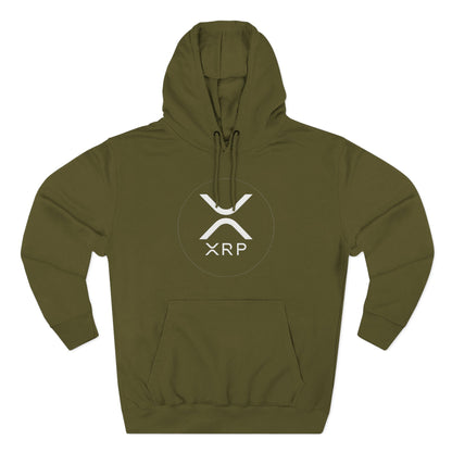 XRP Cozy Three-Panel Fleece Hoodie for Relaxed Casual Style, Perfect for Lounging, Gifting, Everyday Wear, and Cozy Nights