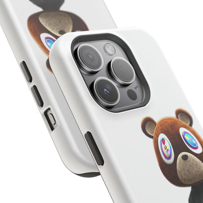Ye Bear Character Magnetic Phone Cases, Fun Gift, Unique Phone Accessory, Trendy Tech, Personalized Style, Everyday Use