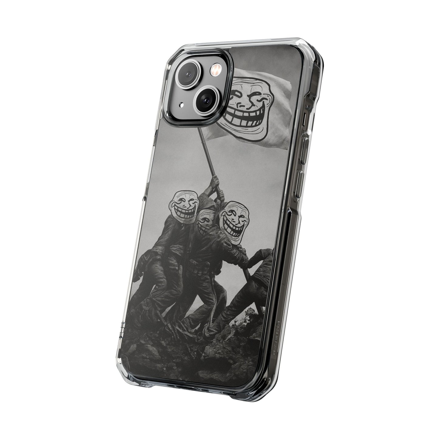 TROLL Flag Phone Case, Trendy Phone Cover, Gift for Gamers, Unique Phone Accessory, Funny Phone Protection