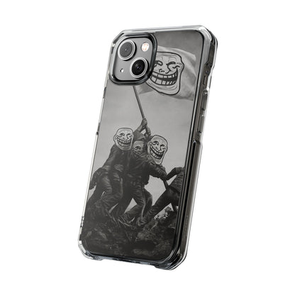 TROLL Flag Phone Case, Trendy Phone Cover, Gift for Gamers, Unique Phone Accessory, Funny Phone Protection