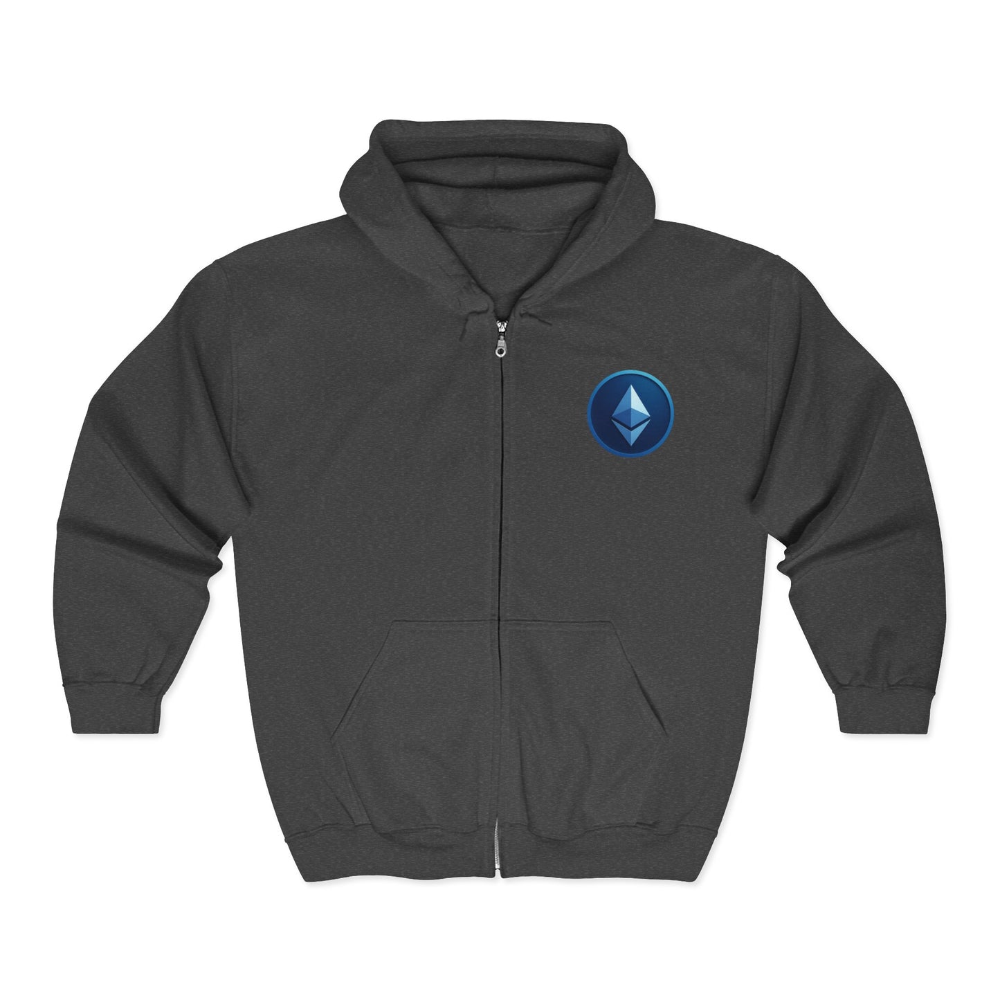 Ethereum Unisex Heavy Blend™ Full Zip Hooded Sweatshirt
