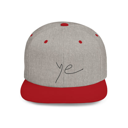 Ye 7BN Stylish Flat Bill Snapback Cap - Trendy Hat, Streetwear Essentials, Unisex Fashion, Casual Accessories, Gift Ideas