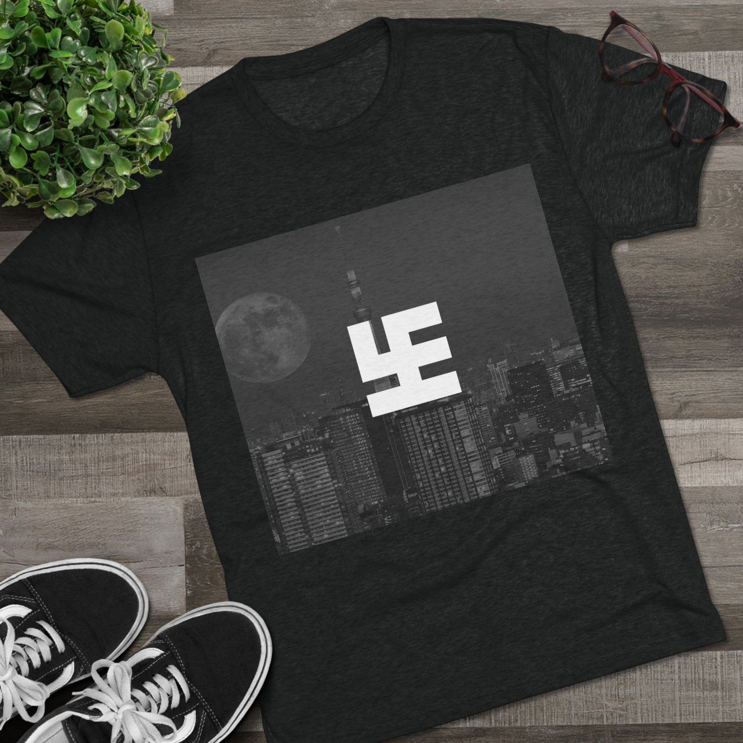 Swasticoin Urban Skyline Graphic Tee, Vintage City Aesthetic Shirt, Unisex Tri-Blend Crew Tee for Casual Style, Perfect Gift for City Lovers, [...]