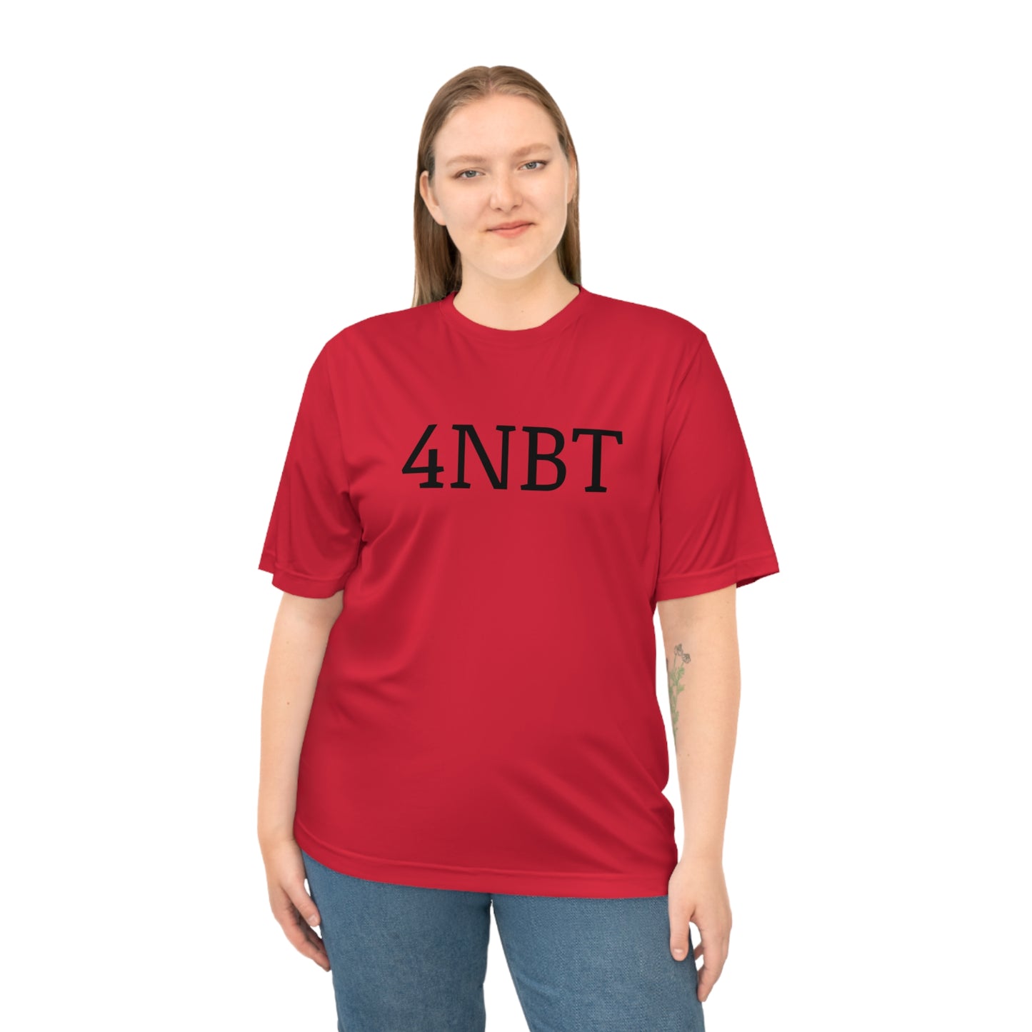 4NBT Unisex Performance T-Shirt, Workout Top, Casual Tee, Gift for Fitness Lovers, Athletic Apparel, Everyday Wear