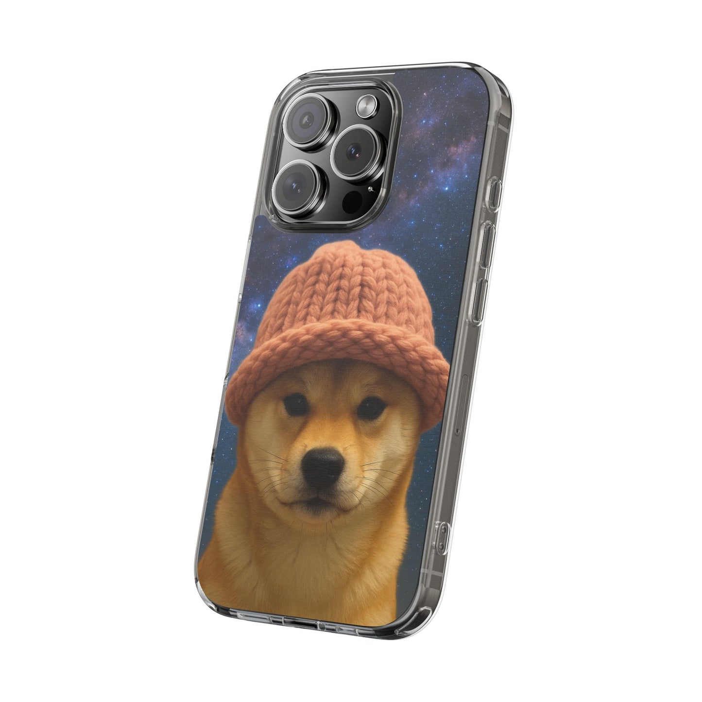 WIF Lovers Clear Phone Case, Cute Phone Cover for Animal Lovers, Pet Gift, Trendy Smartphone Accessory, Unique Dog Case