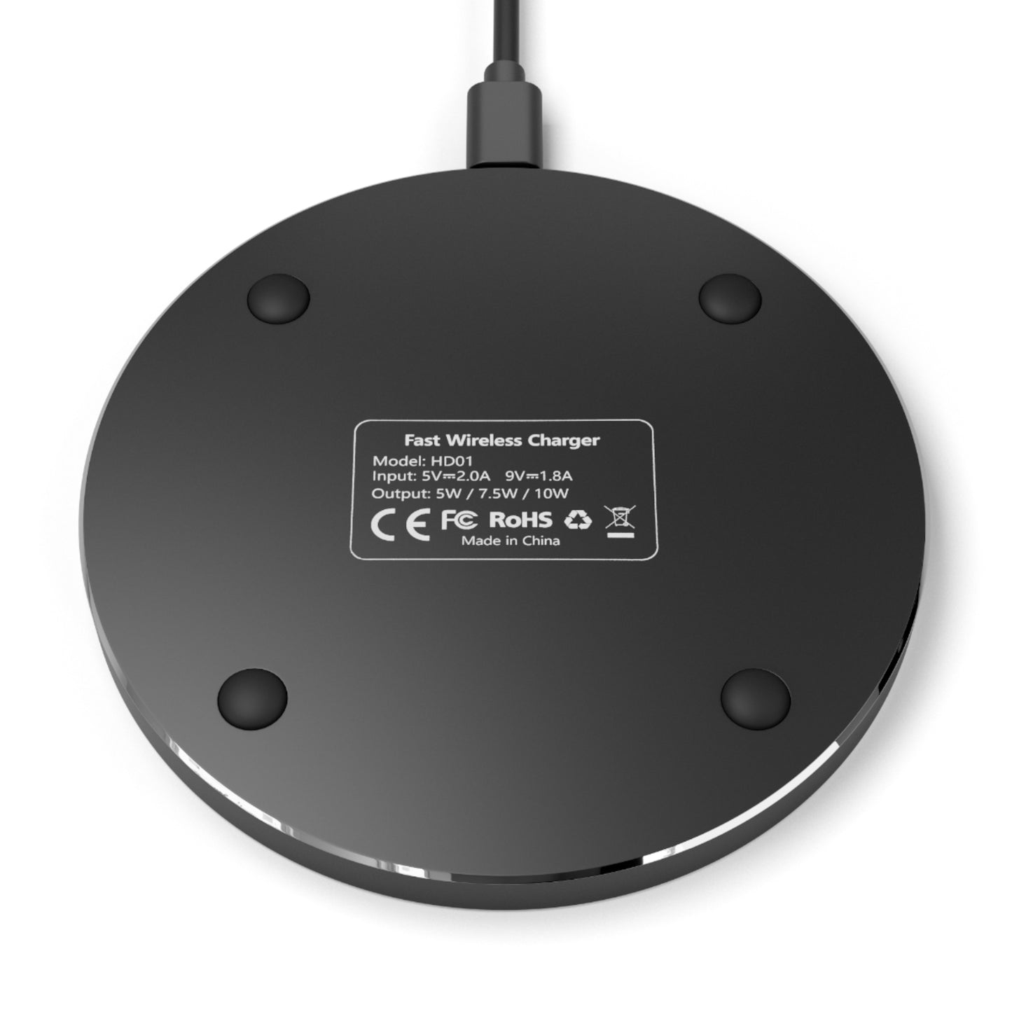 POPCAT Wireless Charger, Fun Tech Accessory, Gift for Cat Lovers, Desk Decor, Phone Charging Station