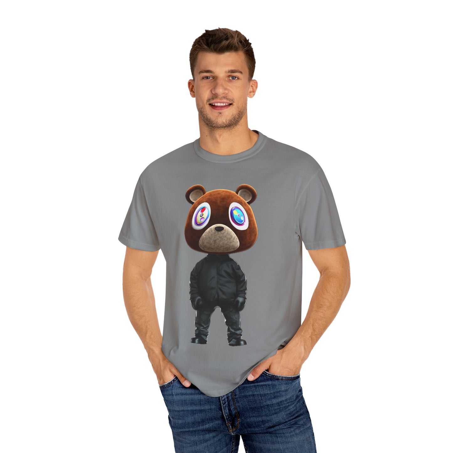 Ye Bear Graphic Unisex T-Shirt, Cute Casual Tee, Gift for Animal Lovers, Streetwear Top, Unique Graphic Tee