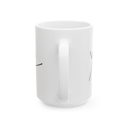 Ye 7BN Personalized Ceramic Mug, Coffee Cup, Gift for Friends, Custom Message Mug, Cute Drinkware, Unique Kitchen Decor