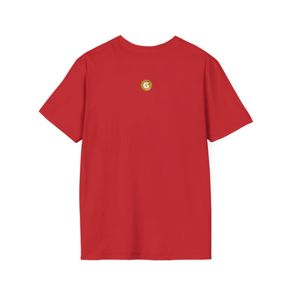 Golden Goat Unisex Softstyle T-Shirt | Cute Goat Tee for Animal Lovers, Birthday Gift, Casual Wear, Farmhouse Decor, Nature Fans