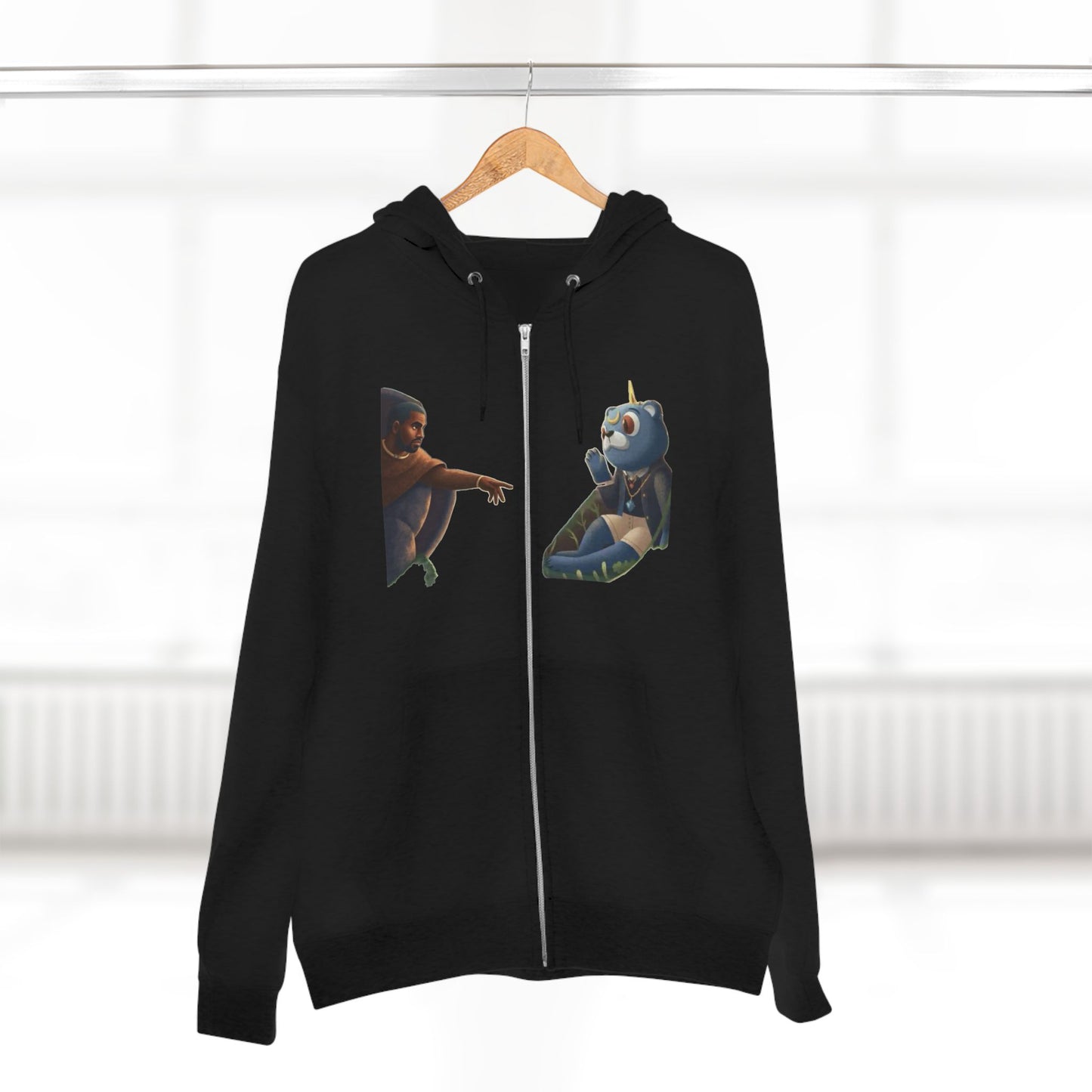 4NBT Unisex Graphic Zip Hoodie with Unique Designs, Cozy Casual Wear, Perfect Gift for Friends, Streetwear Essentials, Unisex Fashion Item