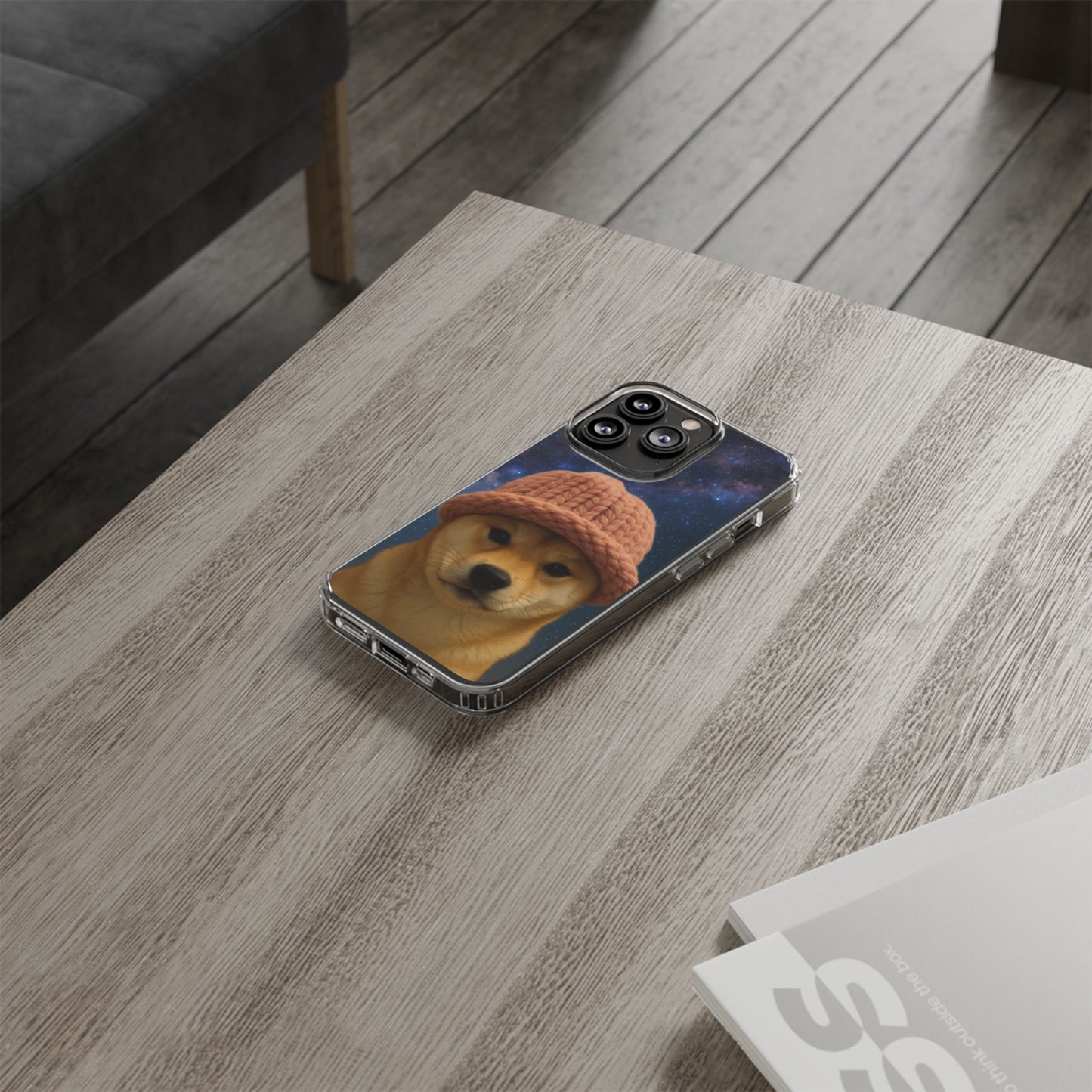 WIF Lovers Clear Phone Case, Cute Phone Cover for Animal Lovers, Pet Gift, Trendy Smartphone Accessory, Unique Dog Case