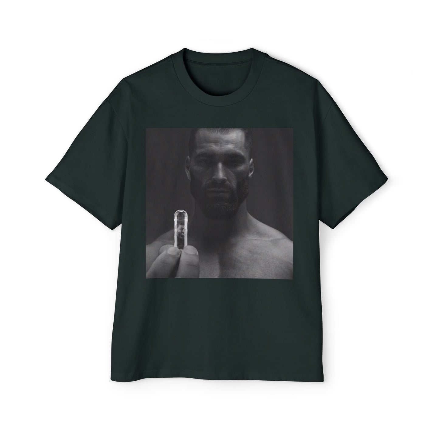 GIGA Men's Oversized Graphic Tee - Streetwear Staple, Gigachad Design, Casual Comfort, Perfect Gift for Him, Ideal for Music Festivals, [...]