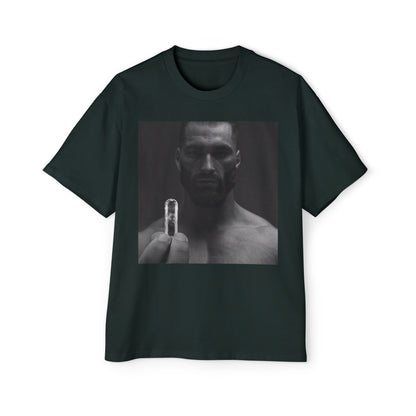 GIGA Men's Oversized Graphic Tee - Streetwear Staple, Gigachad Design, Casual Comfort, Perfect Gift for Him, Ideal for Music Festivals, [...]