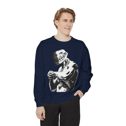 TROLL Stylish Unisex Sweatshirt with Playful Graphic, Trendy Streetwear, Cozy and Casual, Perfect Gift for Any Occasion, Unique Art Design