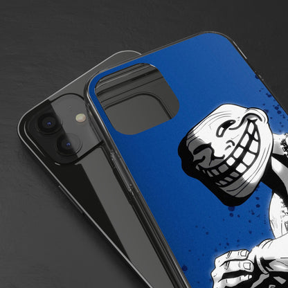 TROLL Clear Cases with Bold Graphic Design, Awesome Phone Accessories, Unique Gifts, Cartoon Phone Covers, Trendy Tech Gear