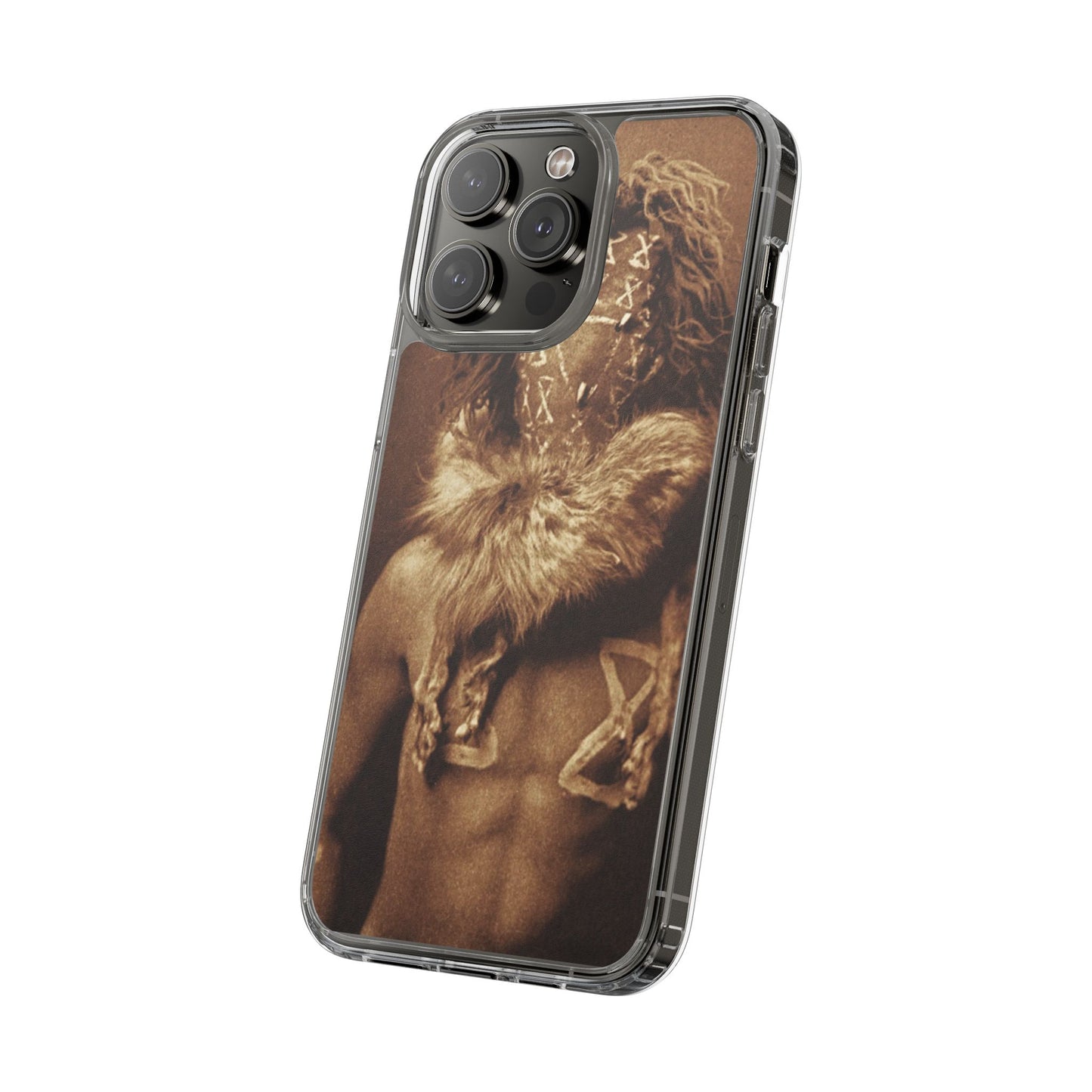 Yei Artistic Clear Phone Case for Unique Expression, Phone Accessories, Nature Lovers, Boho Style, Gift for Him/Her