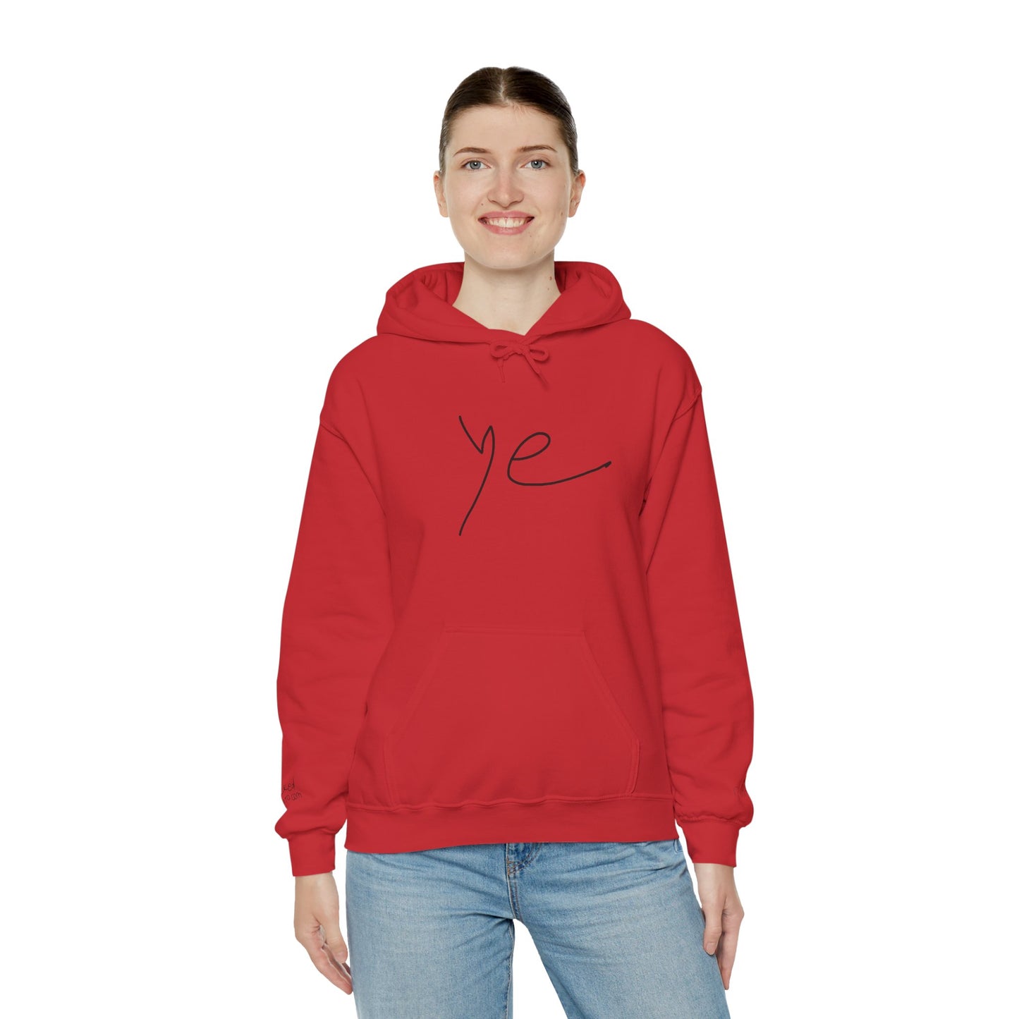 Ye 7BN Minimalist Unisex Hooded Sweatshirt, Casual Streetwear, Gift for Fans, Cozy Layering, Everyday Style, Unique Graphic Hoodie