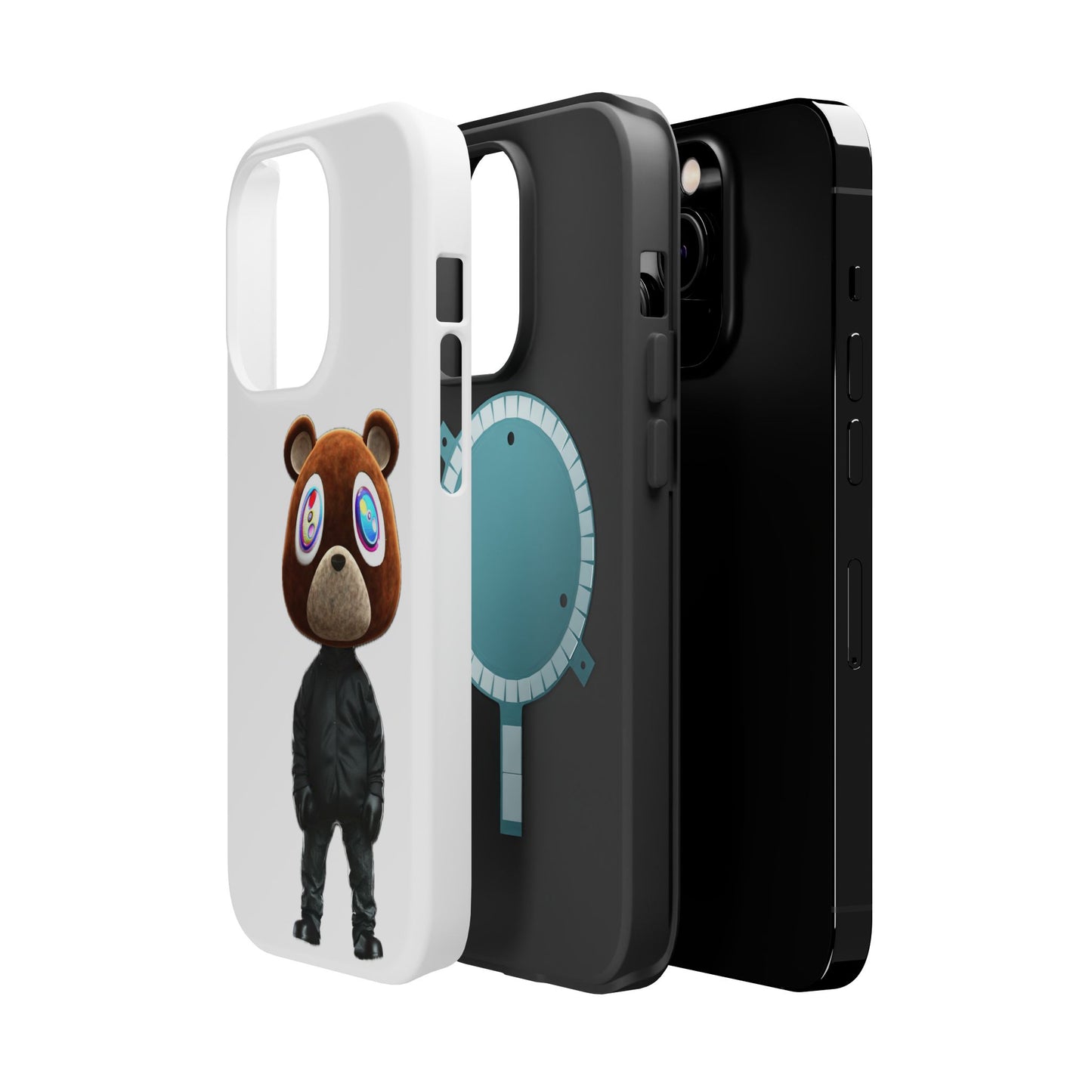 Ye Bear Character Magnetic Phone Cases, Fun Gift, Unique Phone Accessory, Trendy Tech, Personalized Style, Everyday Use