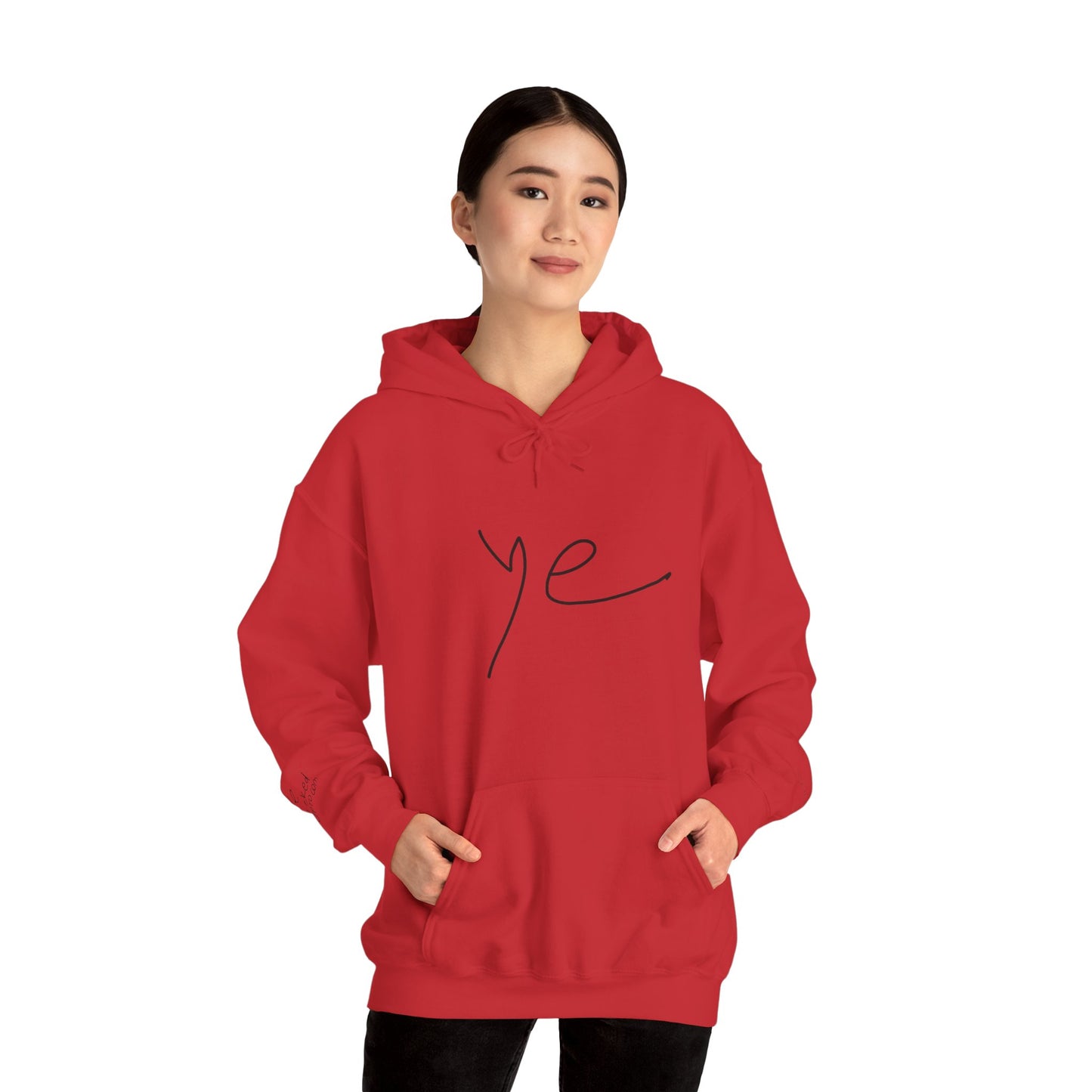 Ye 7BN Minimalist Unisex Hooded Sweatshirt, Casual Streetwear, Gift for Fans, Cozy Layering, Everyday Style, Unique Graphic Hoodie