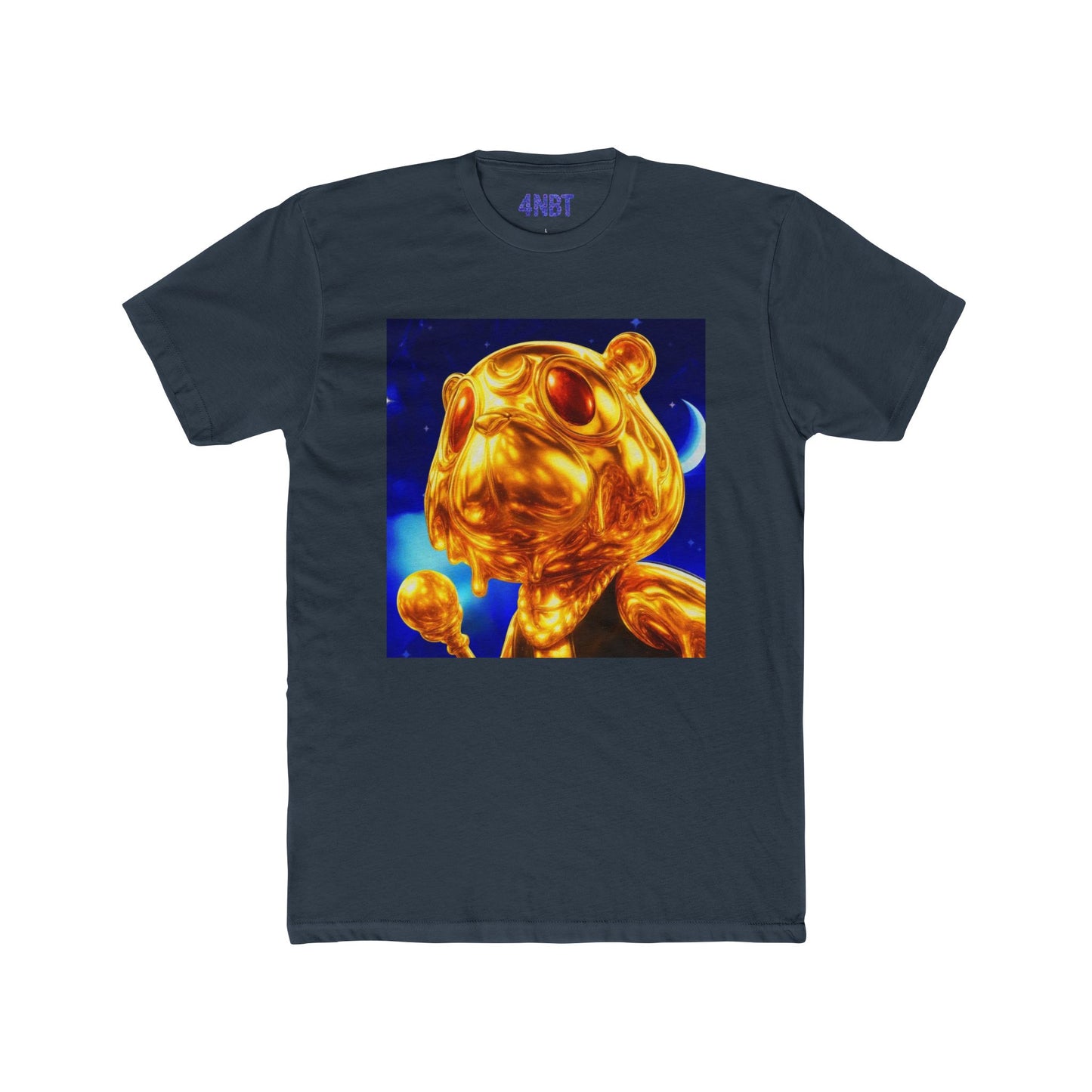 4NBT Golden Bear Unisex Crew Tee, Funky Graphic T-Shirt, Casual Streetwear, Unique Gift, Art Tee for Animal Lovers