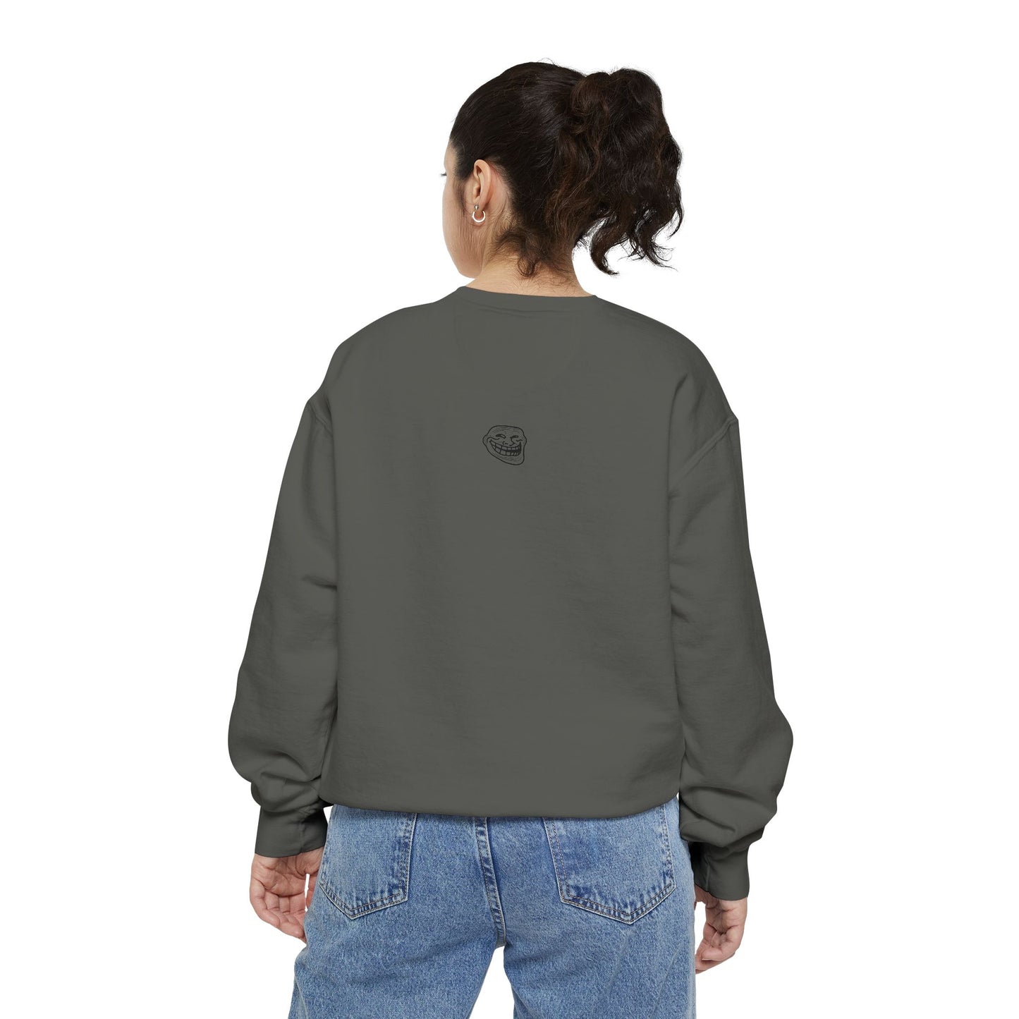 TROLL Stylish Unisex Sweatshirt with Playful Graphic, Trendy Streetwear, Cozy and Casual, Perfect Gift for Any Occasion, Unique Art Design