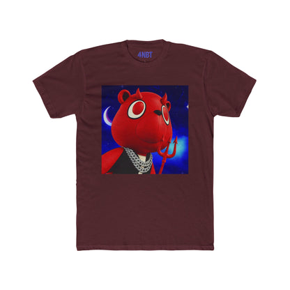 4NBT Red Bear Graphic Tee - Fun Unisex Cotton Crew Tee, Casual Wear, Gamer Shirt, Unique Gift, Streetwear Style