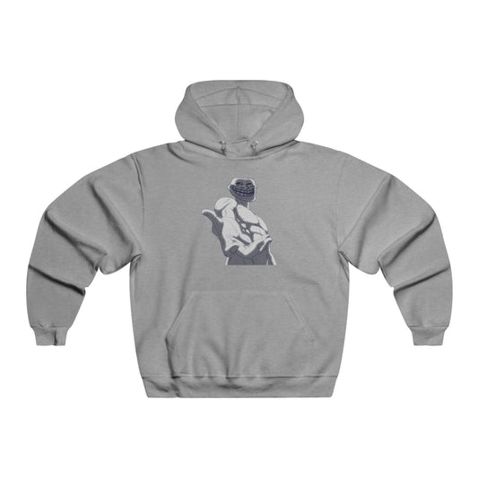 Troll Graphic Hooded Sweatshirt, Casual Hoodie, Streetwear Gift, Cozy Pullover, Unique Dad Sweatshirt, Perfect for Fall