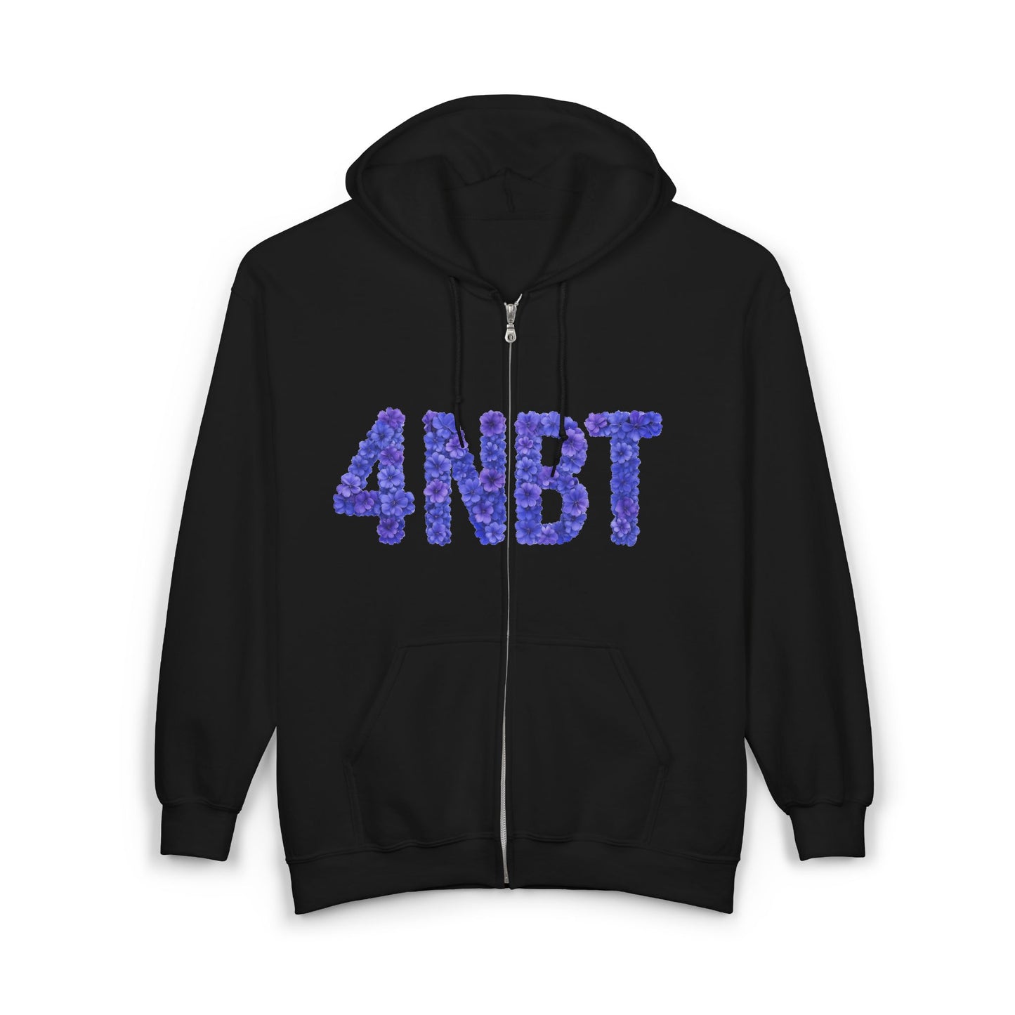 Colorful 4NBT Unisex Zip Hoodie | Casual Wear, Gift, Streetwear, Cozy Layering, Spring Fashion