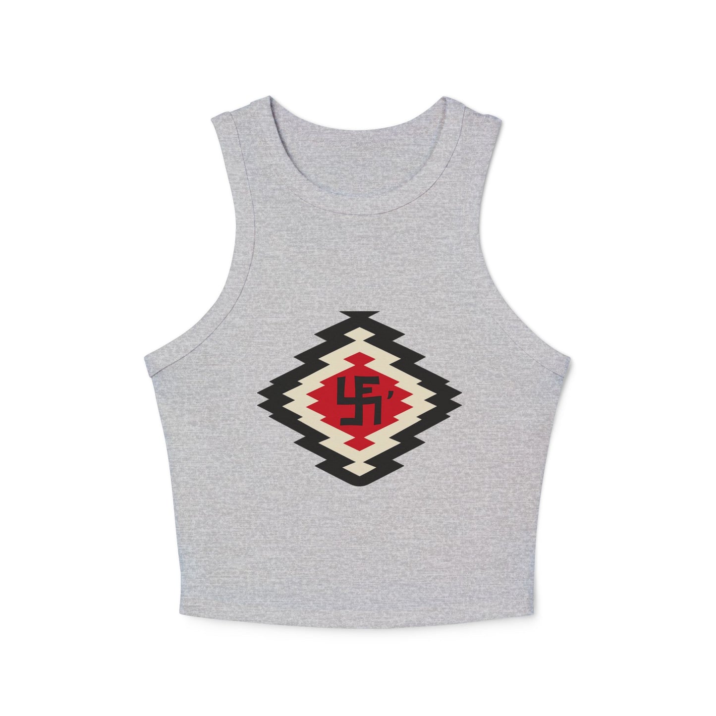 Yei Stylish Women's Crop Tank Top with Aztec Design - Summer Essential, Casual Wear, Beach Outfit, Festival Top, Layering Piece