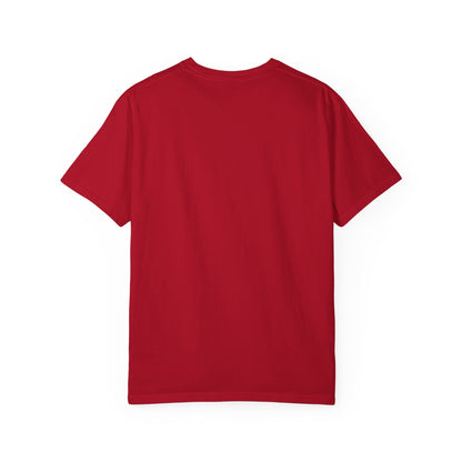 POPCAT Whimsical Cat Face T-Shirt, Unisex Garment-Dyed Tee for Cat Lovers, Cute Casual Wear, Gift for Pet Owners, Perfect for Everyday Style