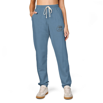 Pepe Cozy Garment-Dyed Fleece Sweatpants for Ultimate Relaxation, Lounge Pants, Relaxed Fit Joggers, Birthday Gift, Comfortable Homewear