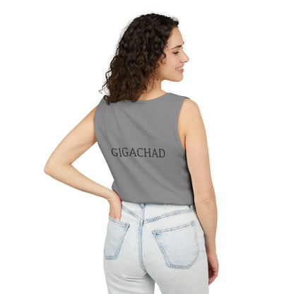 GIGA Unisex Garment-Dyed Tank Top, Summer Apparel, Funny Graphic Tee, Workout Wear, Unique Gift Idea, Casual Outfit