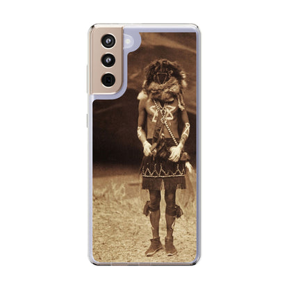 Vintage Spirit Animal Clear Phone Case, Eco-Friendly Cell Phone Cover, Unique Gift for Nature Lovers, Boho Style Mobile Accessory, [...]