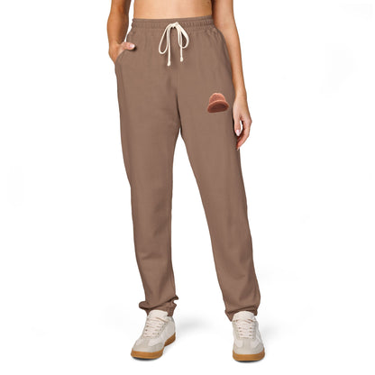 WIF Cozy Fleece Sweatpants for Home & Leisure - Perfect Gift for Relaxation, Lounging, Meditation, Christmas & Birthdays
