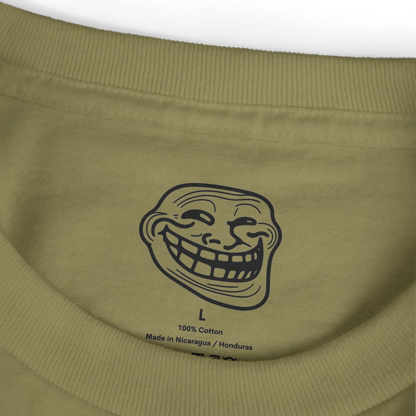 TROLL Funny Meme Heavyweight Tee, Casual Graphic T-Shirt, Unisex Humor Apparel, Perfect Gift for Friends, Streetwear Fashion