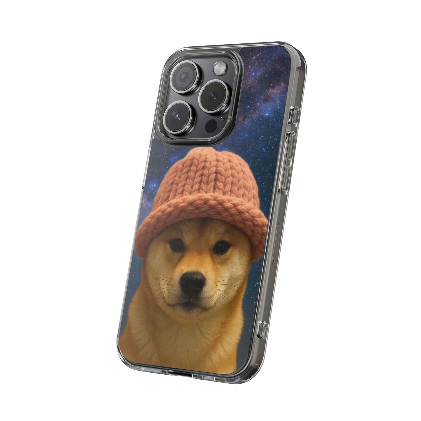 WIF Lovers Clear Phone Case, Cute Phone Cover for Animal Lovers, Pet Gift, Trendy Smartphone Accessory, Unique Dog Case