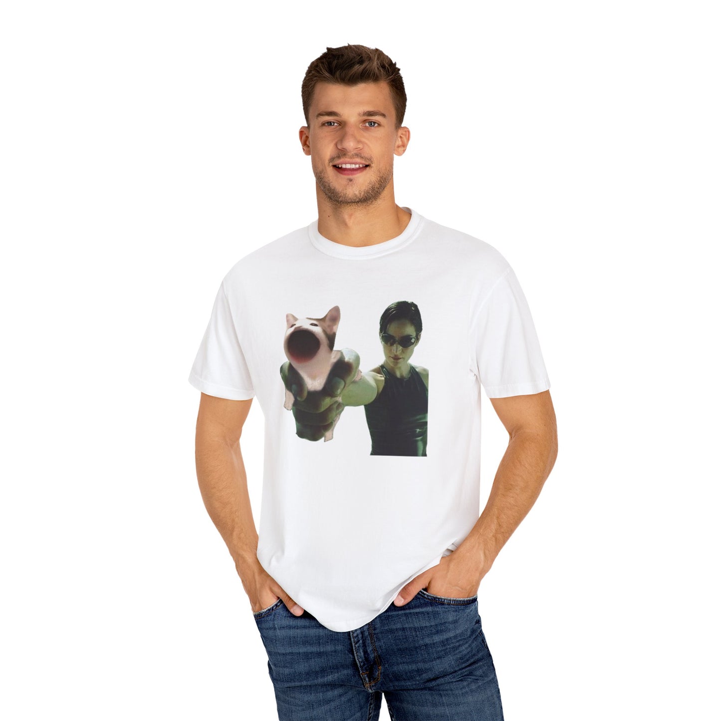 POPCAT Street Style Unisex T-Shirt | Vintage Graphic Tee, Casual Outfit, Gift for Friends, Meme Apparel, Conversation Starter