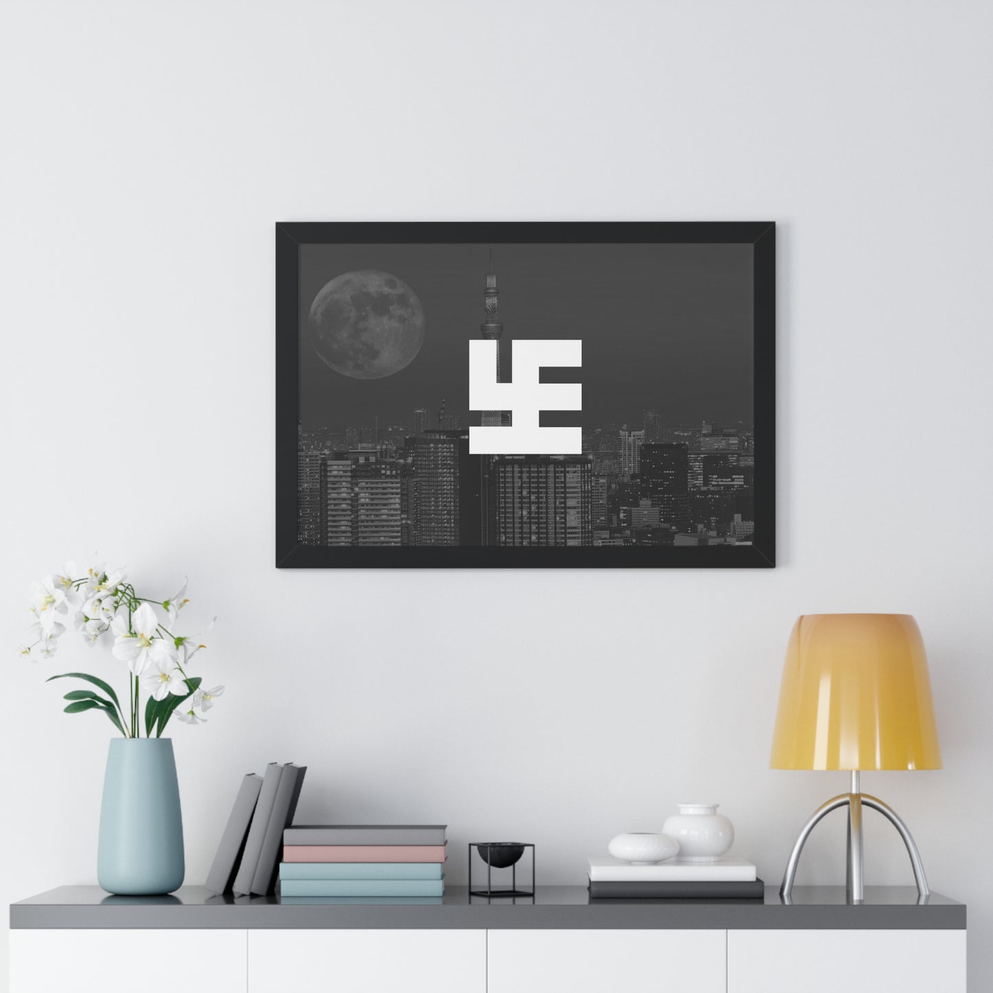 Swasticoin Urban Nightscape Framed Poster | Modern Wall Art for Home Decor, Gift for Art Lovers, Minimalist Design, Office Wall Art, Black and [...]