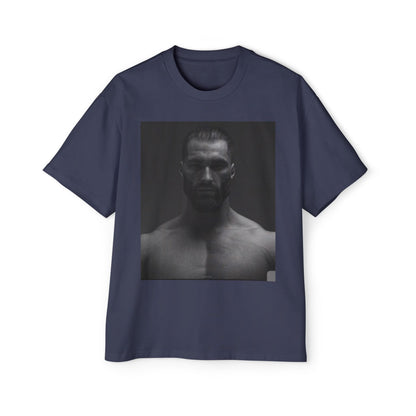 GIGA Stylish Men's Oversized Tee for Comfort Lovers, Casual Wear, Street Style, Gift for Him, Trendy Tee with Gigachad Design