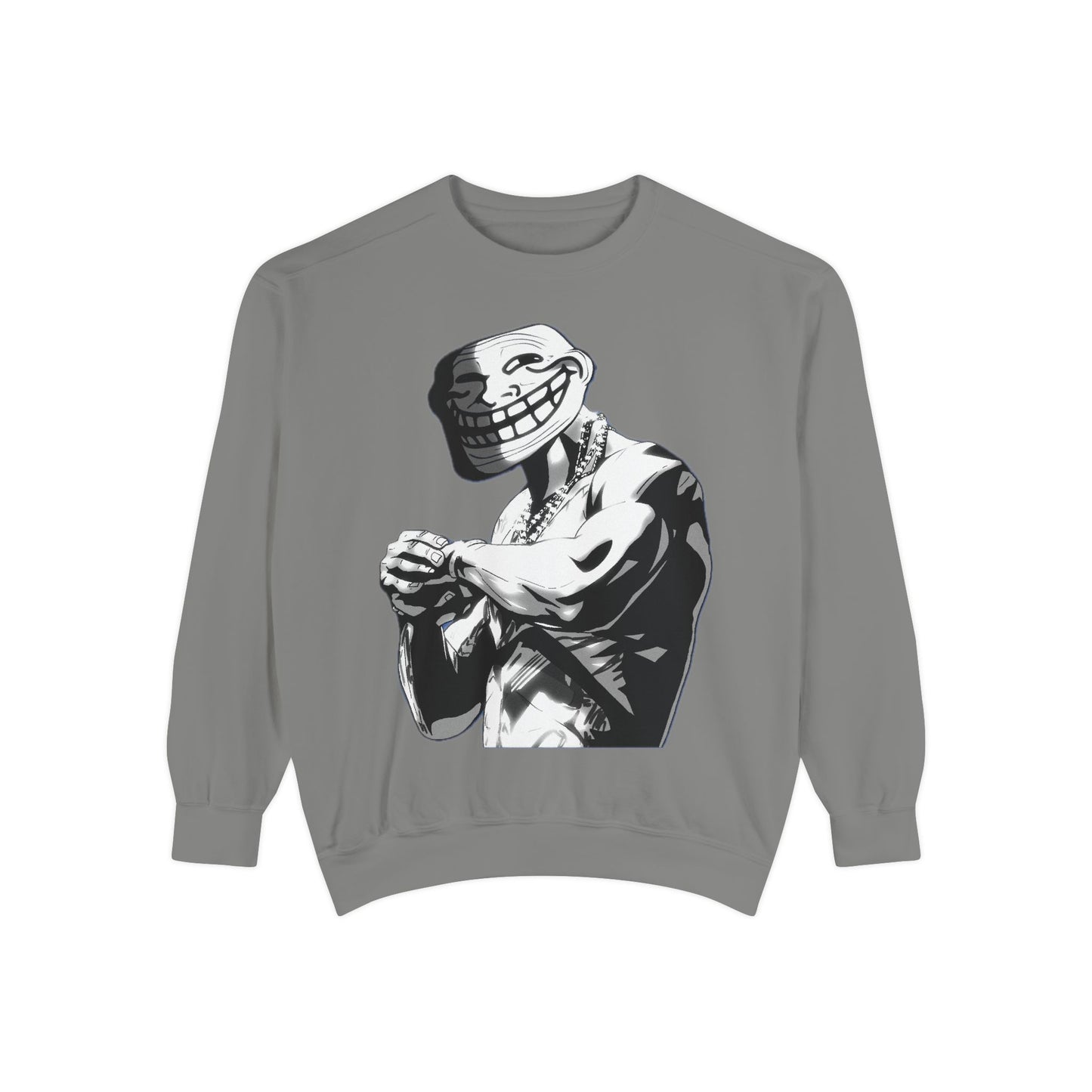 TROLL Stylish Unisex Sweatshirt with Playful Graphic, Trendy Streetwear, Cozy and Casual, Perfect Gift for Any Occasion, Unique Art Design