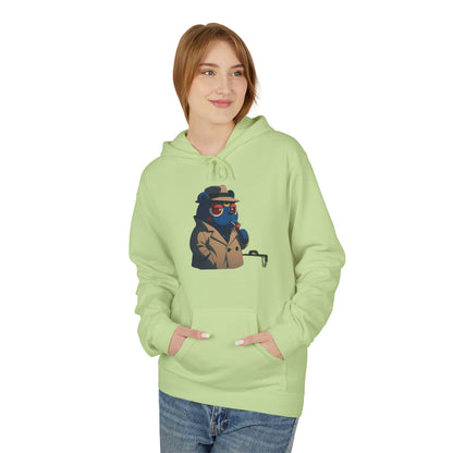 4NBT Fleece Hoodie with Fun Graphic, Cool Streetwear, Unisex Apparel, Unique Gift for Gamers, Trendy Layering Piece